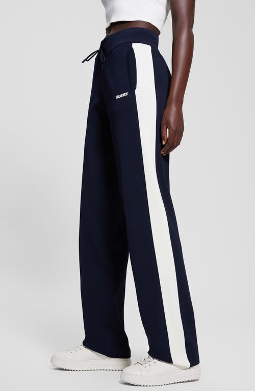 Shop Guess Michela Track Pants In Daring Ocean