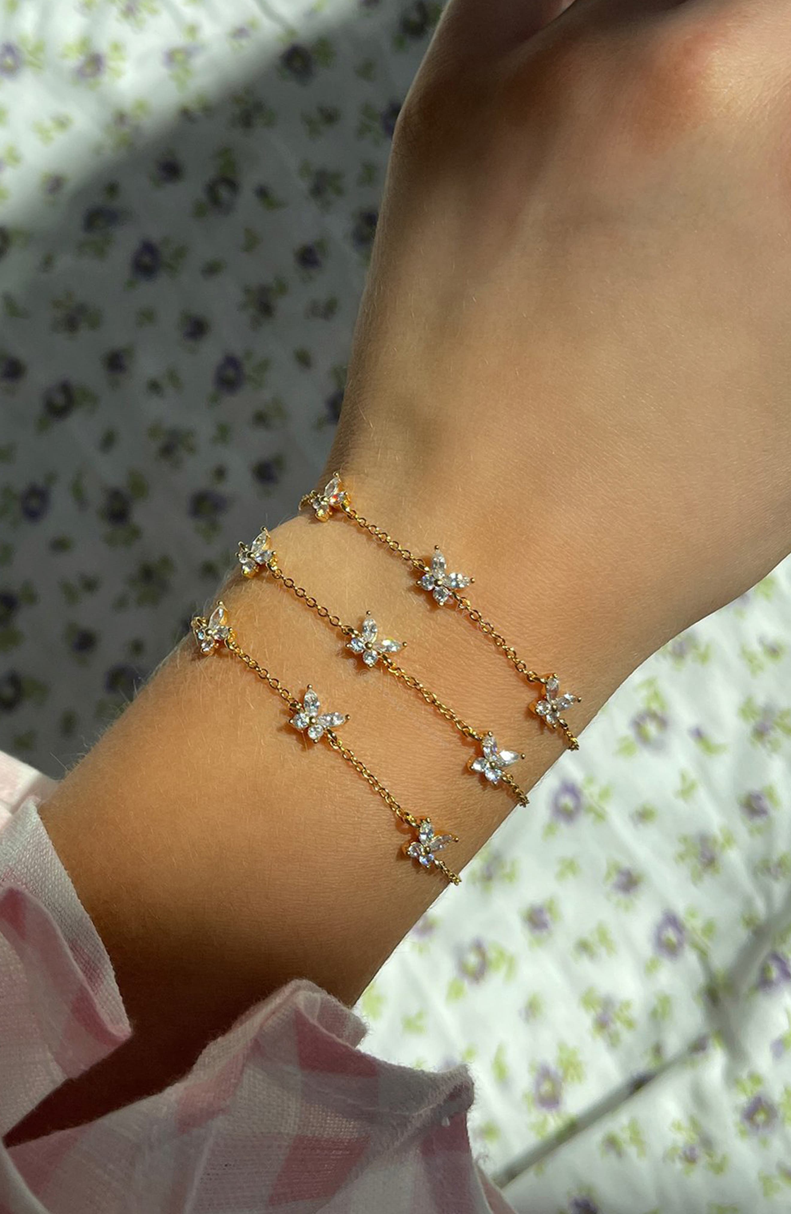 neutral butterfly bracelet