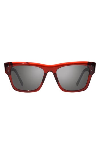 Revo Indigo Polarized Square Sunglasses In Red