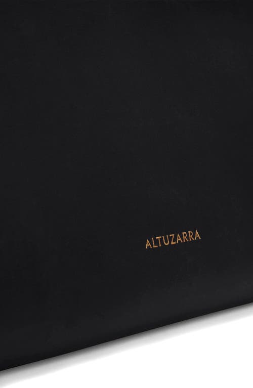 Shop Altuzarra Small Leather Tote In Black