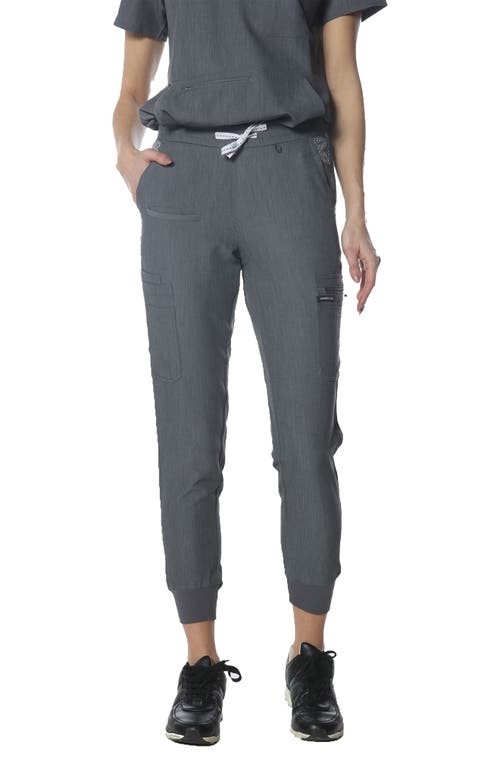Members Only Valencia Jogger Scrub Pants In Graphite