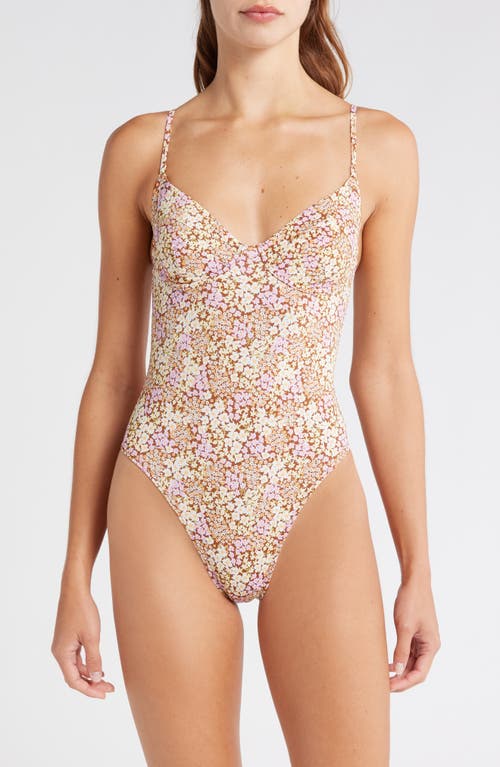 Billabong Ready for Sun Morgan One-Piece Swimsuit Toasted Coconut at Nordstrom,