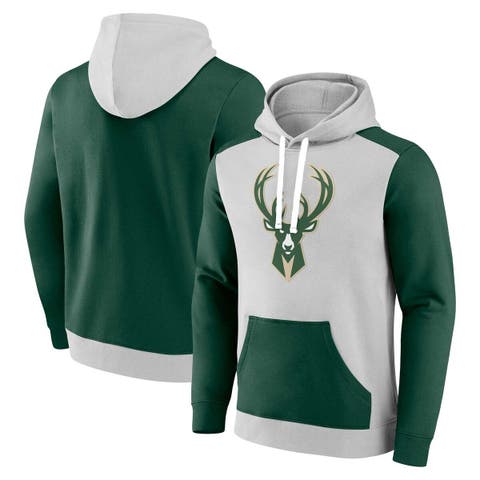 Men's Philadelphia Eagles Tommy Hilfiger Heathered Gray/Green Color Block  Quarter-Zip Pullover Hoodie