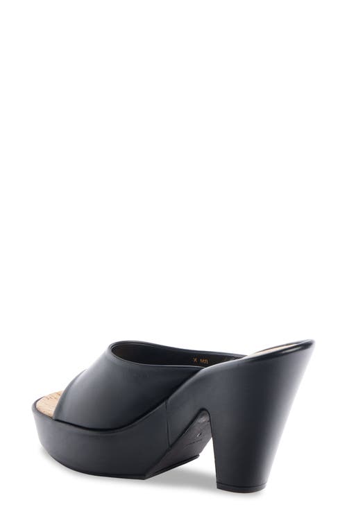 Shop Givenchy Doll Platform Slide Sandal In Black/natural