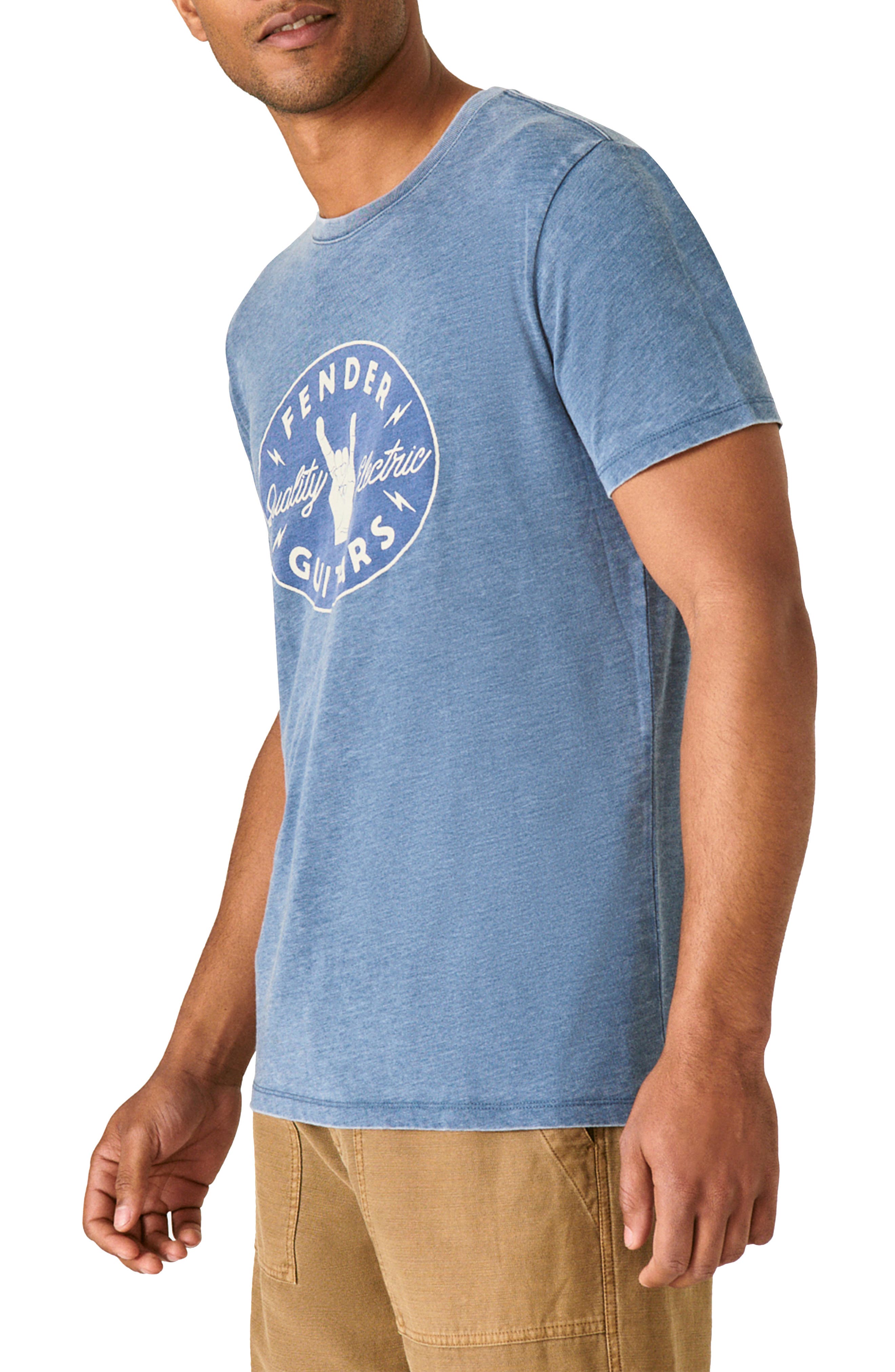 Lucky Brand Fender Rock Burnout Graphic 