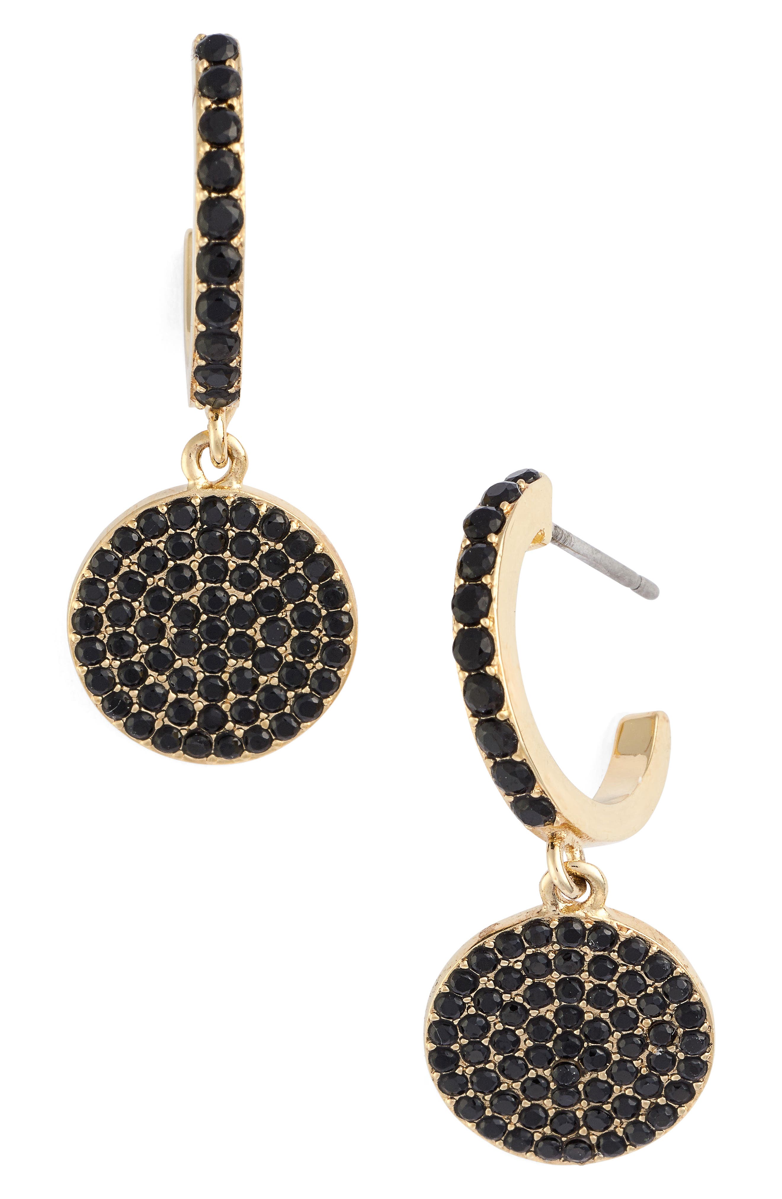 kate spade new york shine on pavé drop earrings Nordstrom