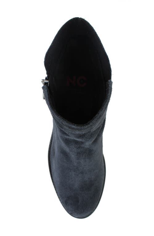 National Comfort Carinna Bootie In Dark Grey Suede