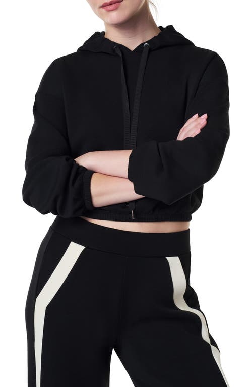 Shop Spanx ® Airessentials Crop Hoodie In Very Black