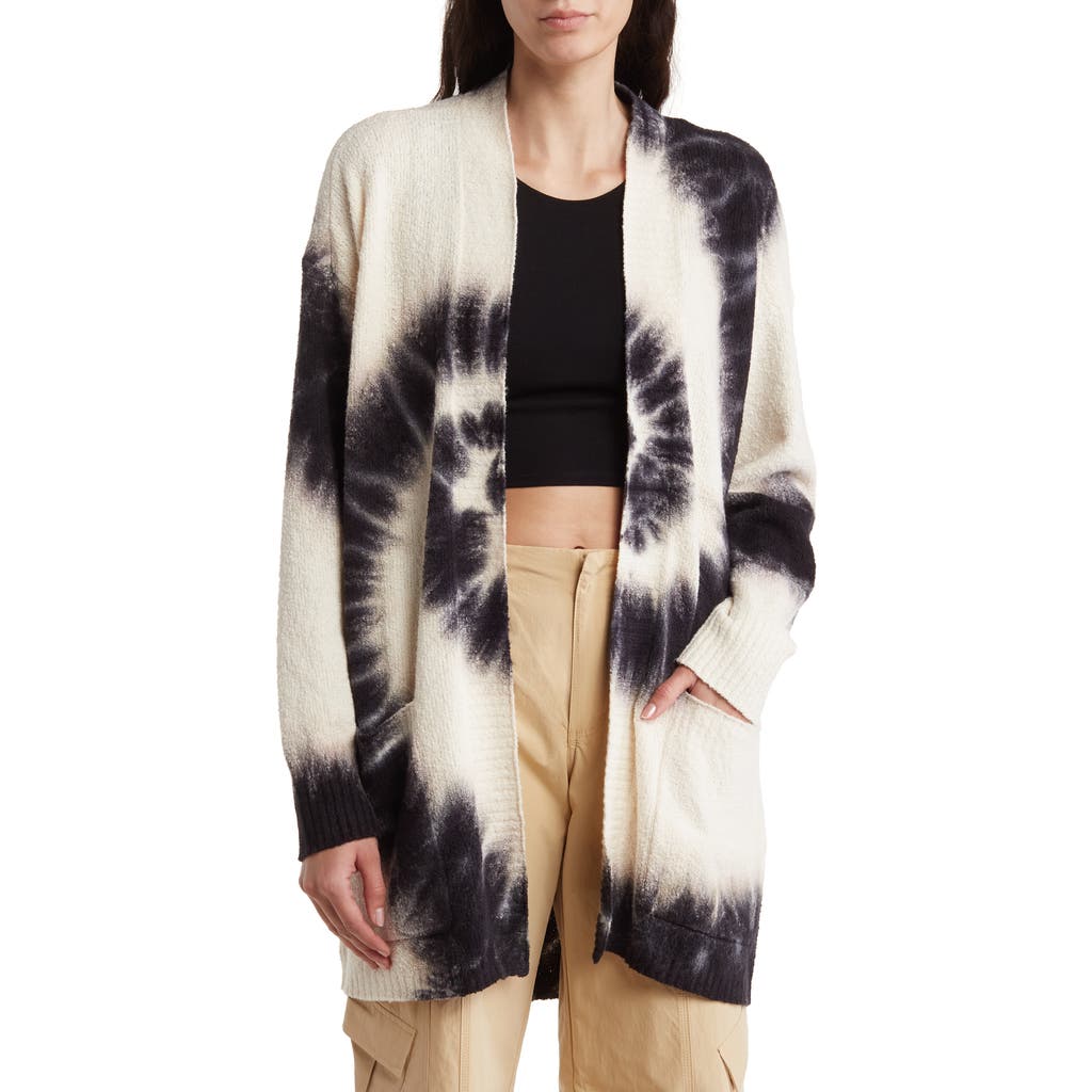 Electric & Rose Griffith Tie Dye Long Cardigan In Multi