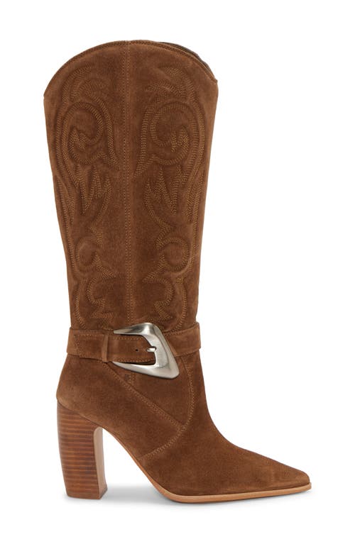 Shop Vince Camuto Biancaa Pointed Toe Western Boot In Reishi