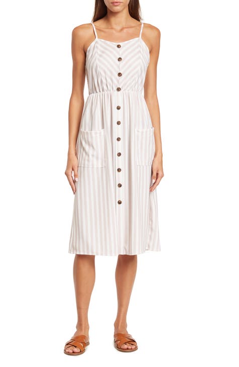White Midi Dresses for Women | Nordstrom Rack