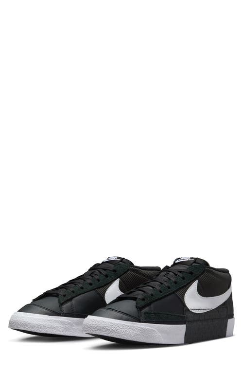 Nike Blazer Low Pro Club Sneaker In Black/white/anthracite