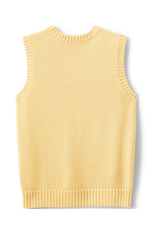 LANDS' END LANDS' END SCHOOL UNIFORM KIDS COTTON MODAL SWEATER VEST