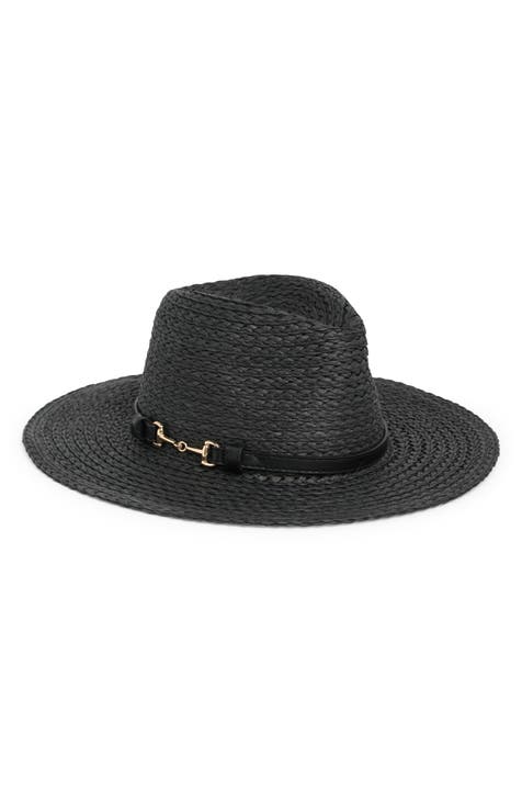 Vince Camuto Women's Beaded-Trim Cowboy Hat - Macy's