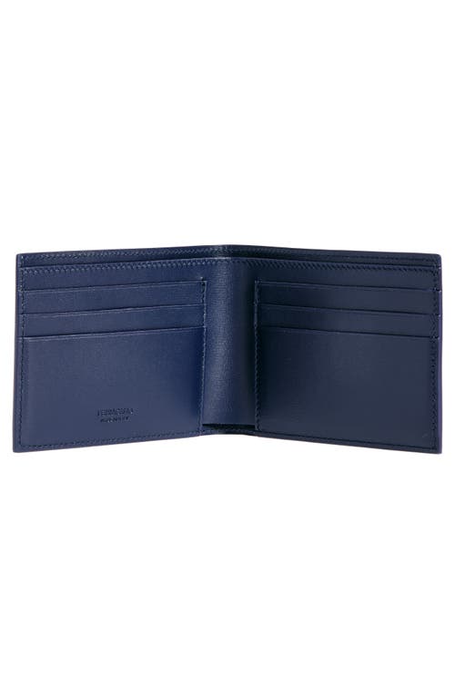 Ferragamo Classic Leather Bifold Wallet In Midnight