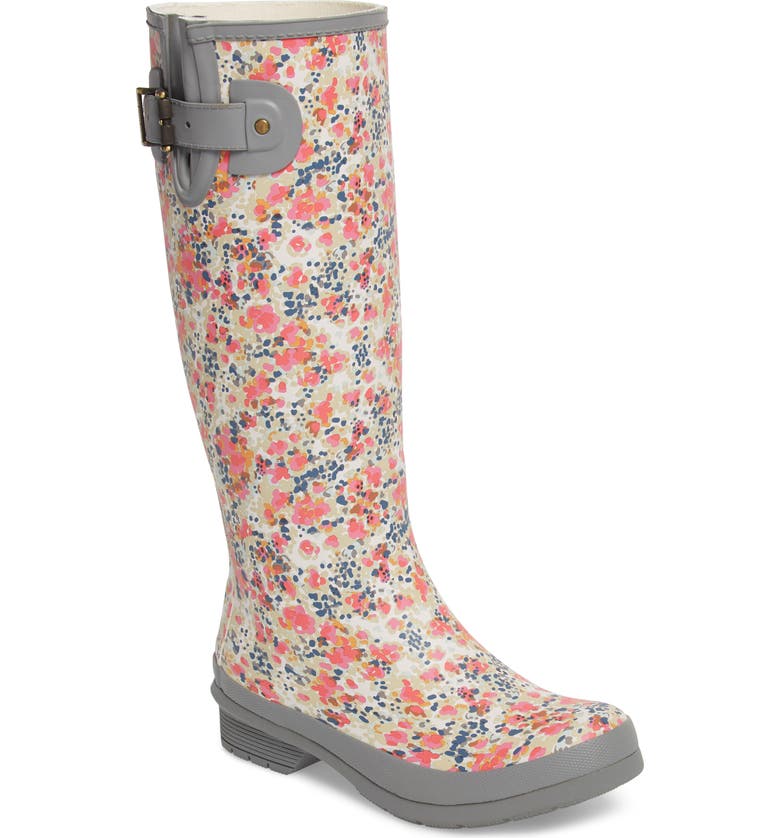 Chooka Julia Floral Waterproof Rain Boot (Women) | Nordstrom