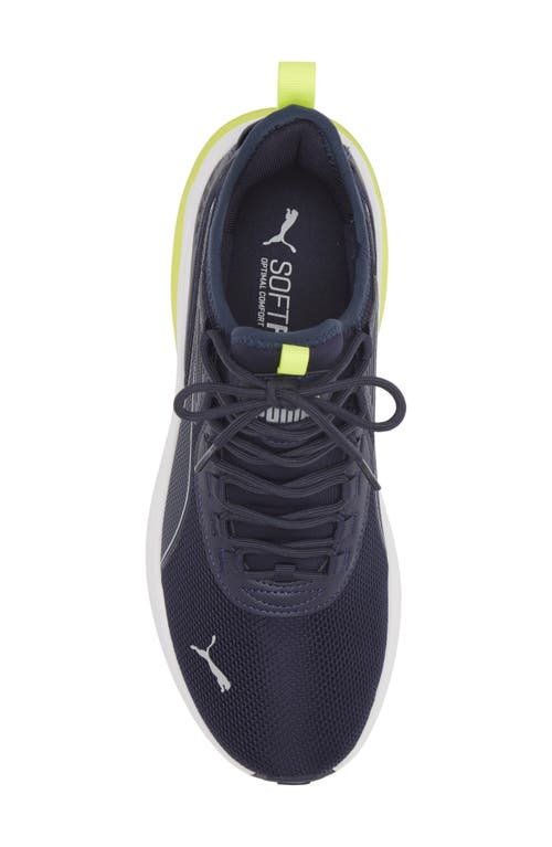 Puma Amplifier Sneaker In  Navy-cool Gray-lime