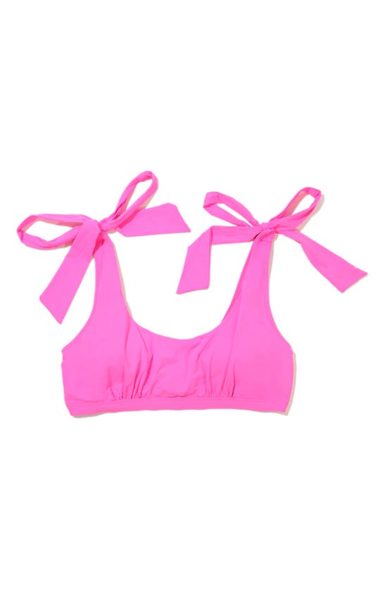 Hanky Panky Scoop Neck Swim Top In Unapologetic Pink