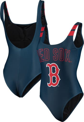 Women s FOCO Navy Boston Red Sox One Piece Bathing Suit