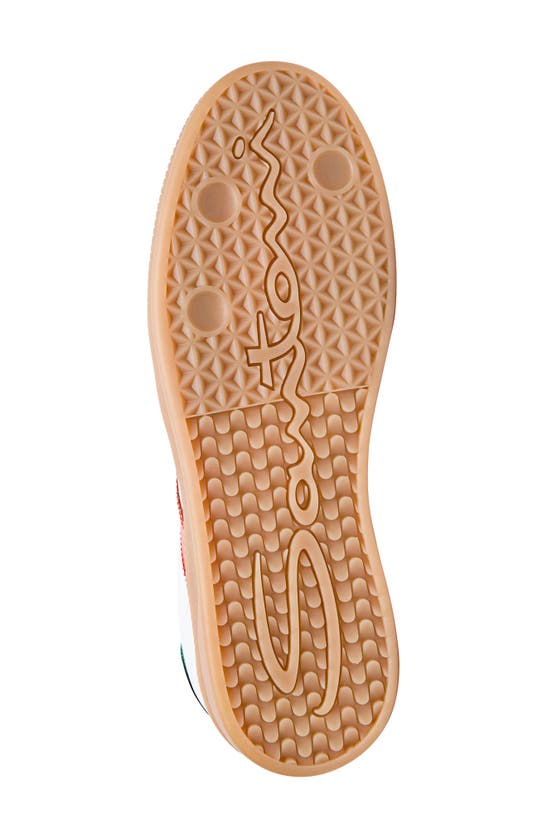 Santoni Dbs Sneakers With Contrast Panel And Rubber Sole In White