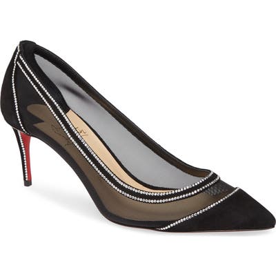 Christian Louboutin Galativi Mesh Pump - Black