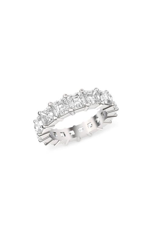 Hautecarat Lab Created Diamond Eternity Ring In White Gold