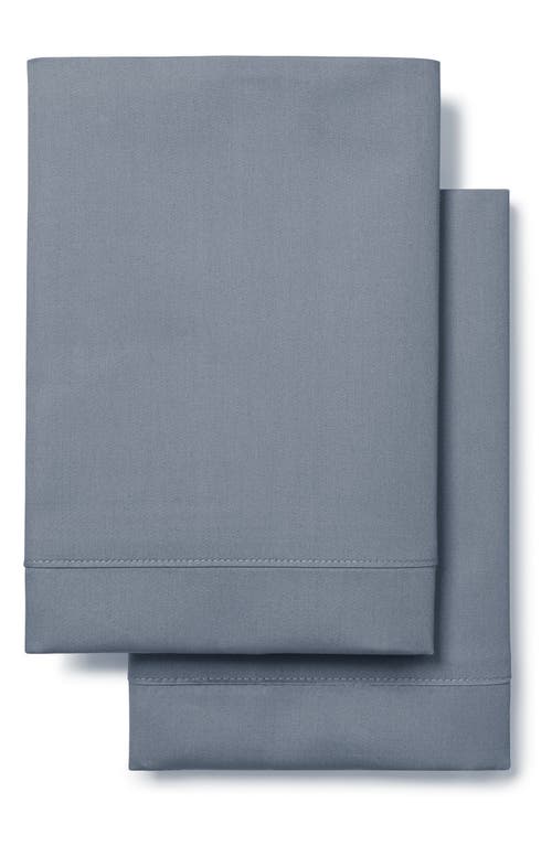 Boll & Branch Set of 2 Signature Hemmed Pillowcases in Mineral at Nordstrom
