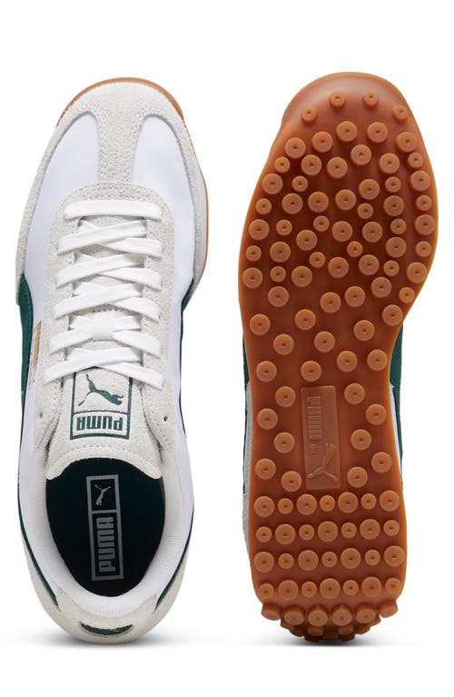 Shop Puma Easy Rider Sneaker In  White-dark Myrtle