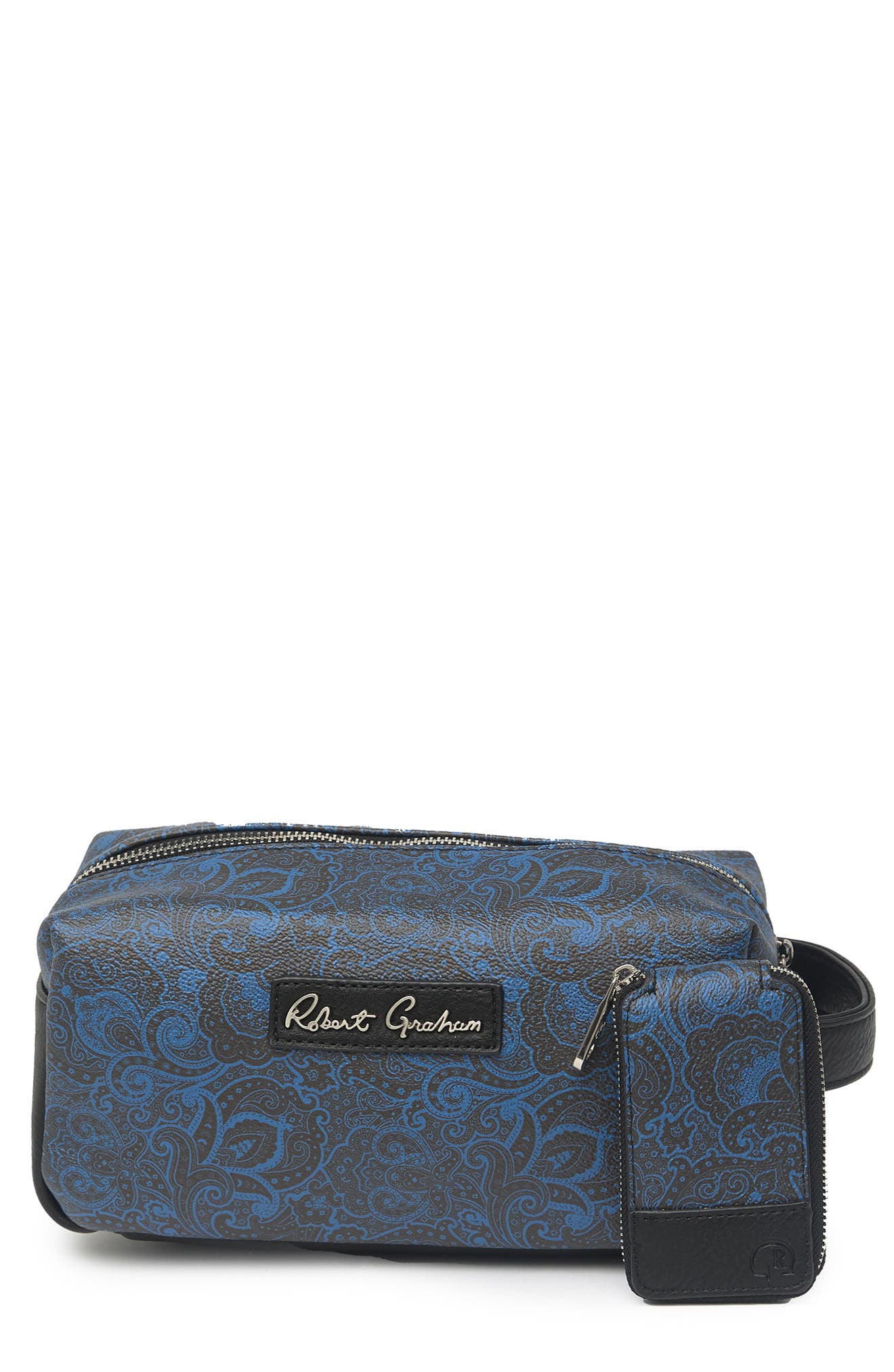 Robert Graham Momentus Feathers Toiletry Bag in Blue for Men Mens Bags Toiletry bags and wash bags 