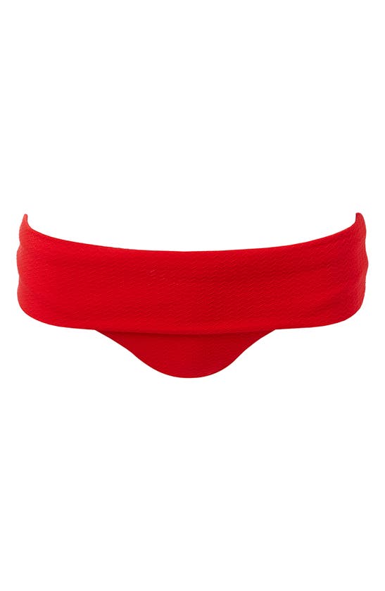 Melissa Odabash Brussels Bikini Bottoms In Mazy Red