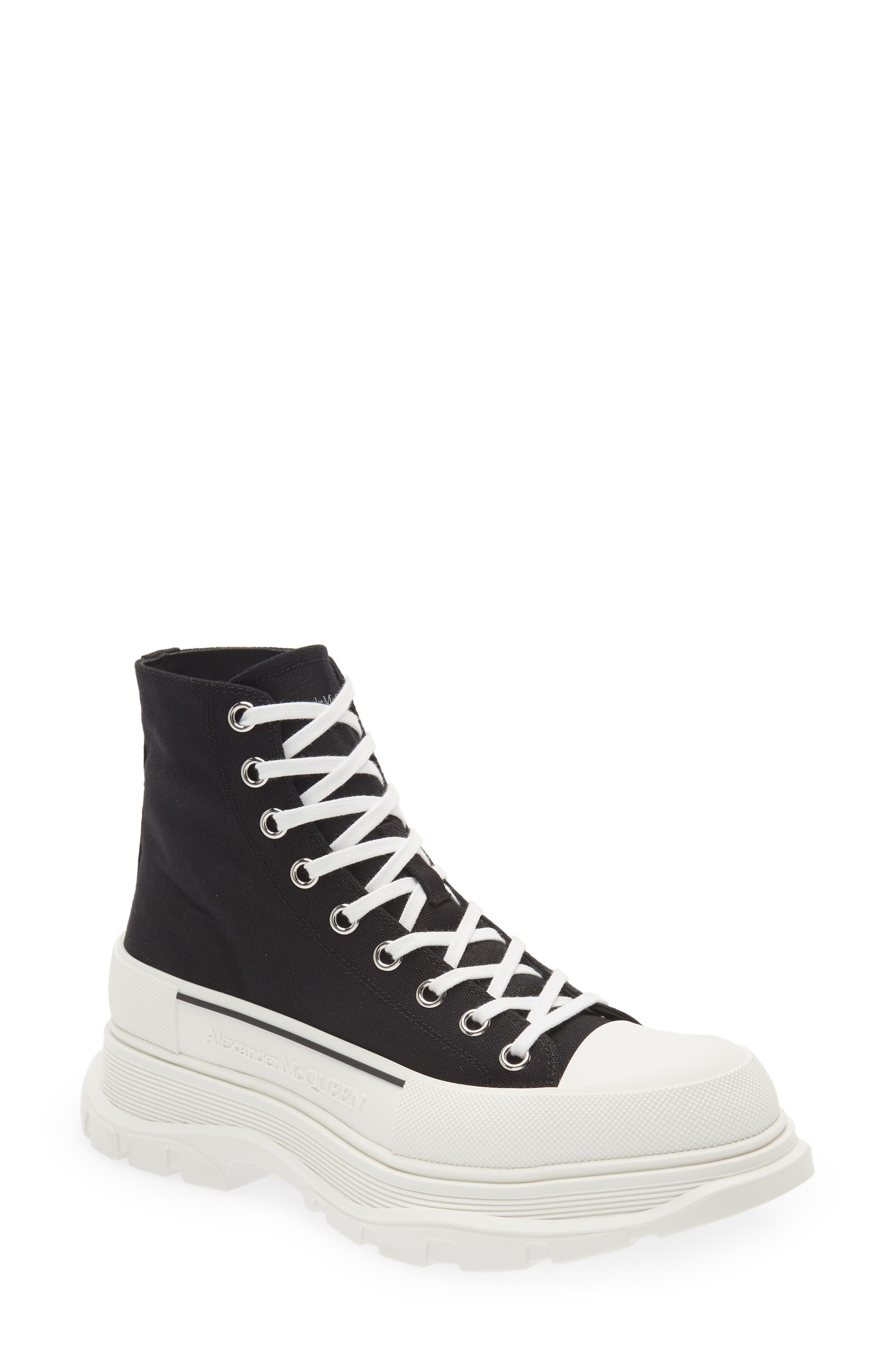 black and white designer boots