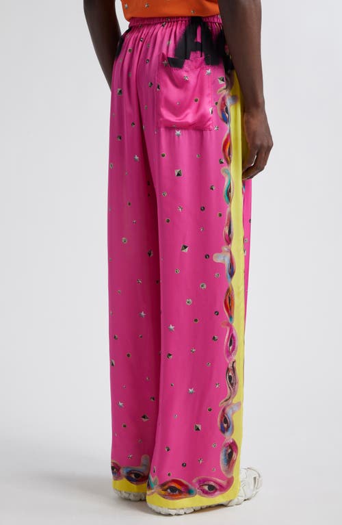 Shop Acne Studios Prudenta Bovan Pants In Fuchsia Pink