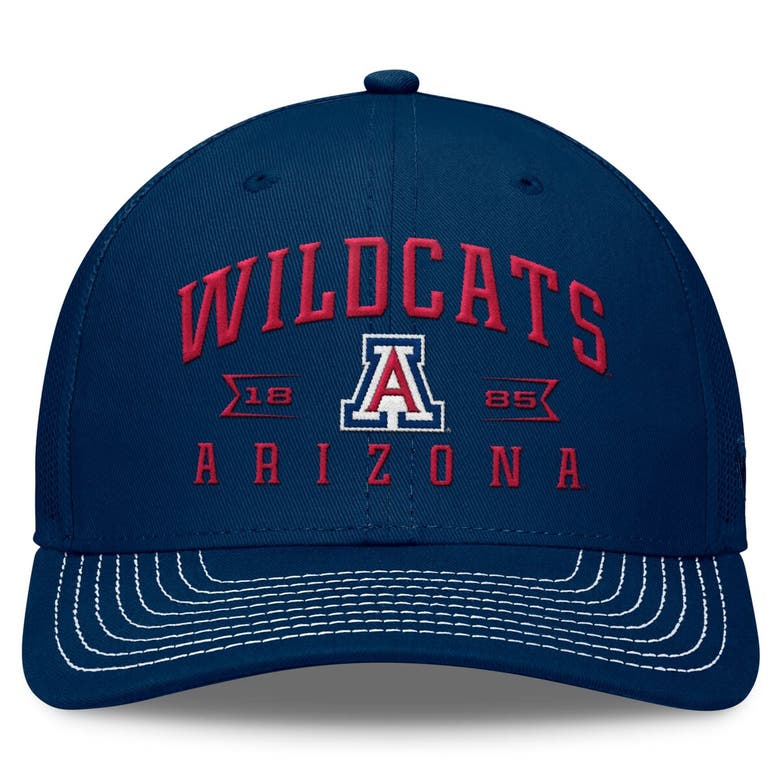 Shop Top Of The World Navy Arizona Wildcats Carson Trucker Adjustable Hat