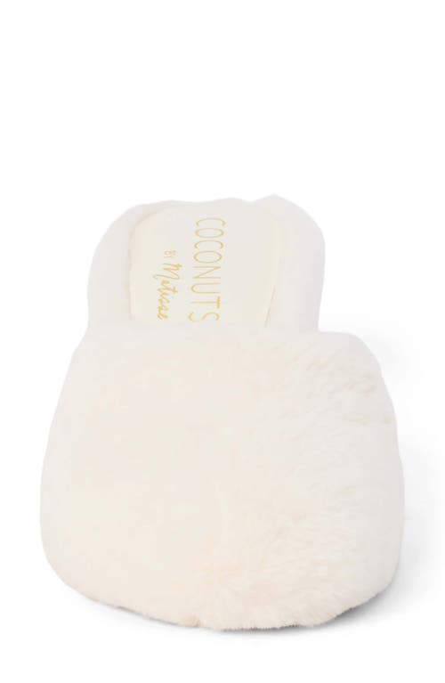 Coconuts By Matisse Teddy Faux Fur Mule In White