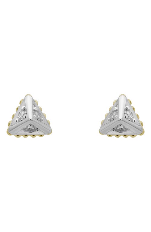 LAGOS KSL Diamond Stud Earrings in Silver at Nordstrom