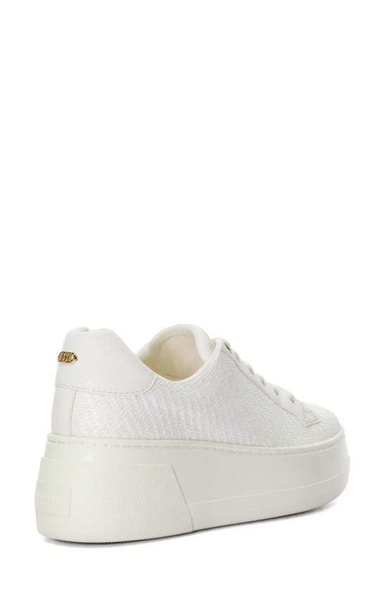 Shop Dune London Episode Platform Sneaker In White