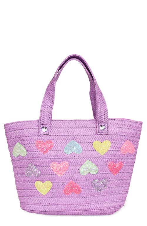 OMG Accessories Kids' Heart Tote in Orchid at Nordstrom