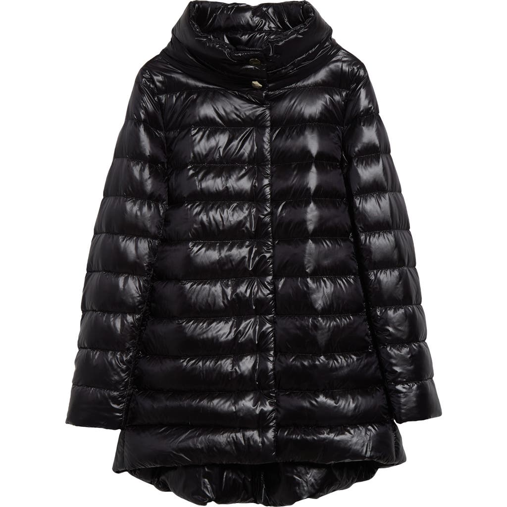 Herno Women Amelia Light Puffer Jacket In Brown