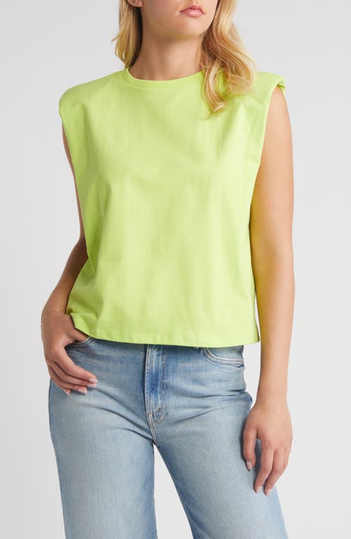Something New Bonnie Muscle Tee In Green