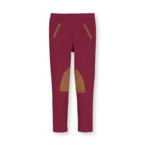 Hope & Henry Girls' Ponte Riding Pant, Infant In Red