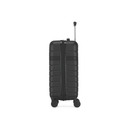 Bugatti Lisbon 2 Piece Hardside Luggage Set With Expansion In Black