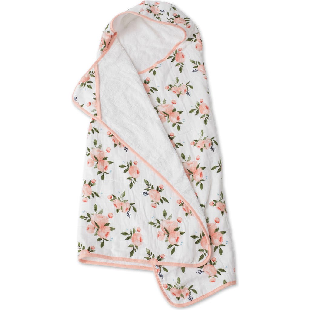 LITTLE UNICORN LITTLE UNICORN COTTON MUSLIN & TERRY HOODED TOWEL