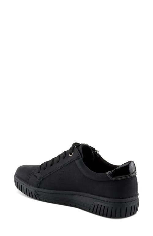 Spring Step Jamia Water Resistant Sneaker In Black
