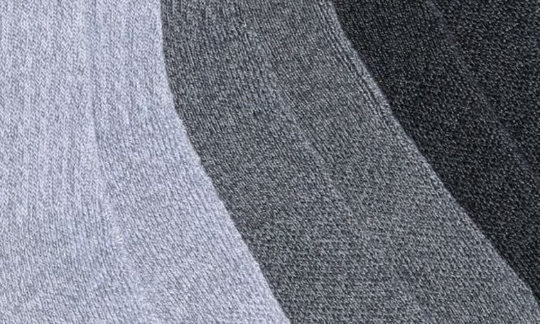 Shop Adidas Originals Gender Inclusive Originals Trefoil 6-pack Ankle Socks In Grey/ Black