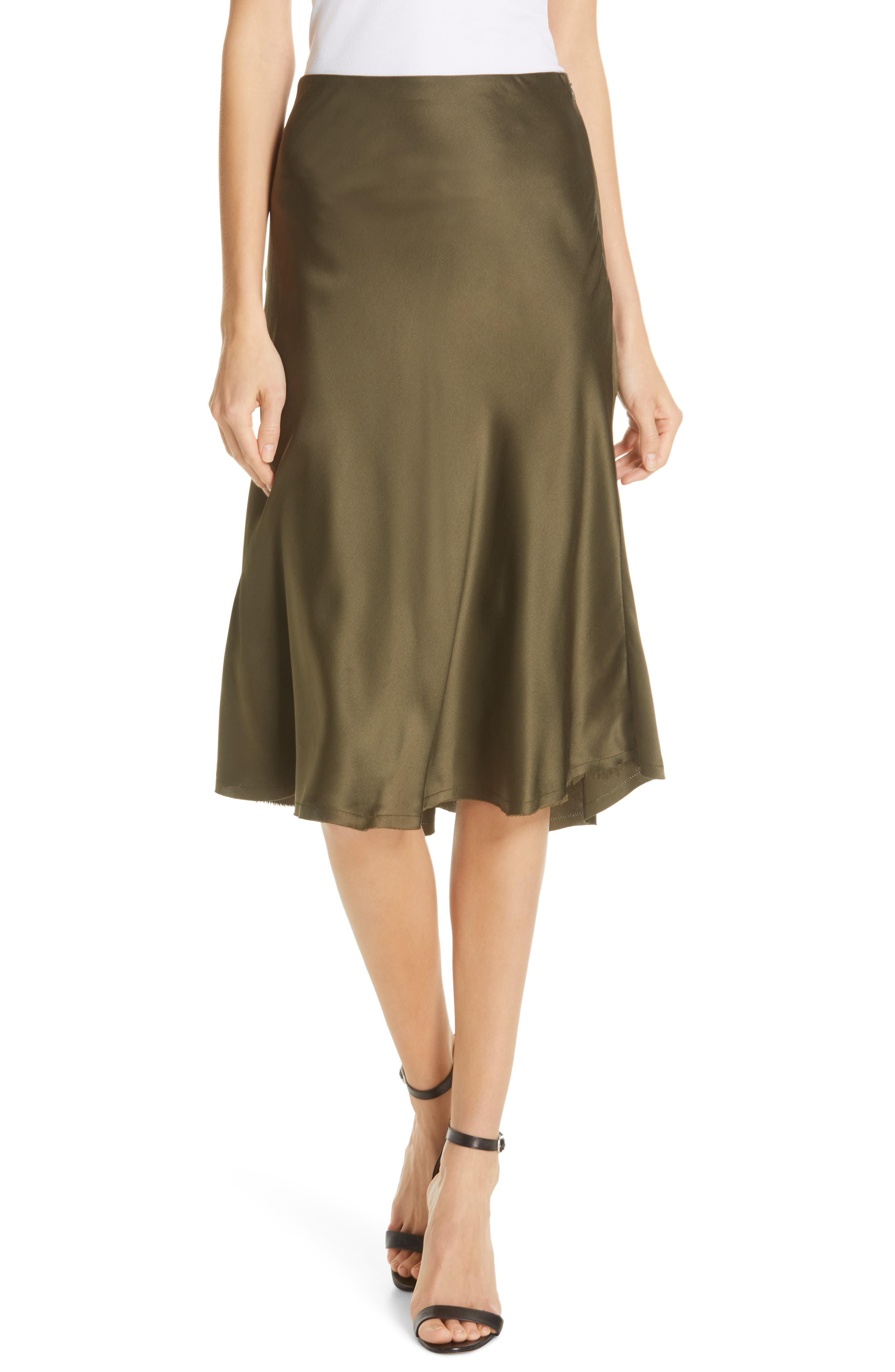 nili lotan silk skirt