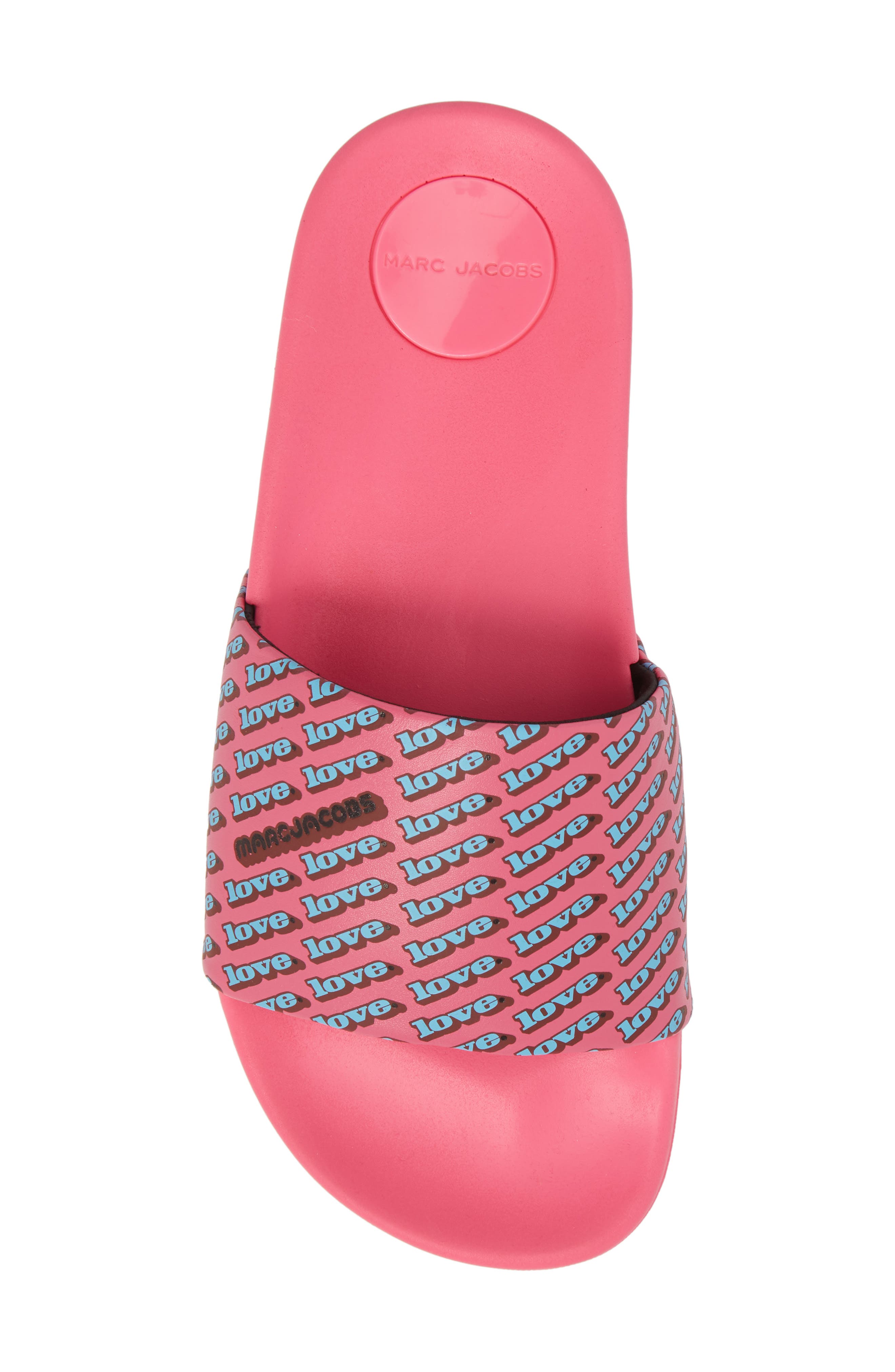 marc jacobs logo sport slide sandal