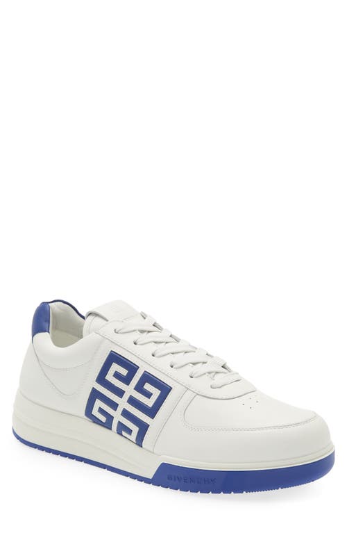 Shop Givenchy G4 Low Top Sneaker In White/blue