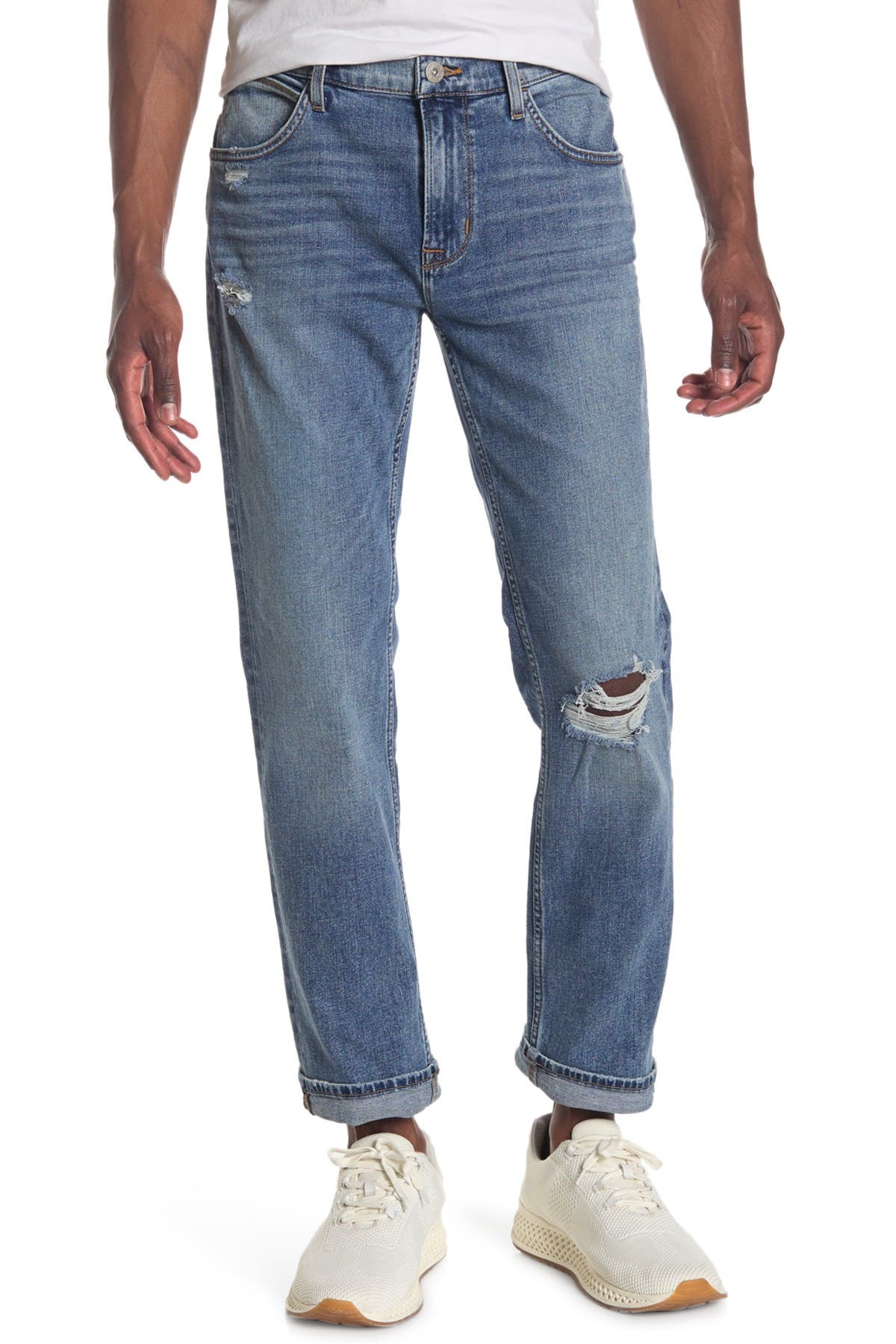 hudson jeans byron five pocket straight