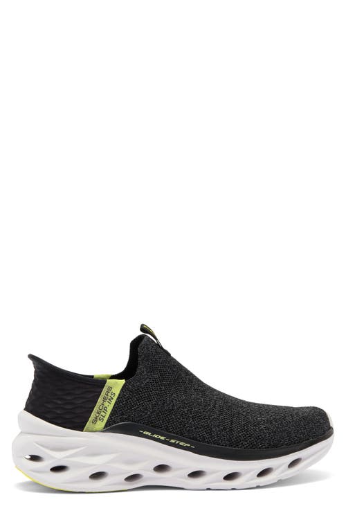 Shop Skechers Glide Step Swift Slip-on Sneaker In Black/lime