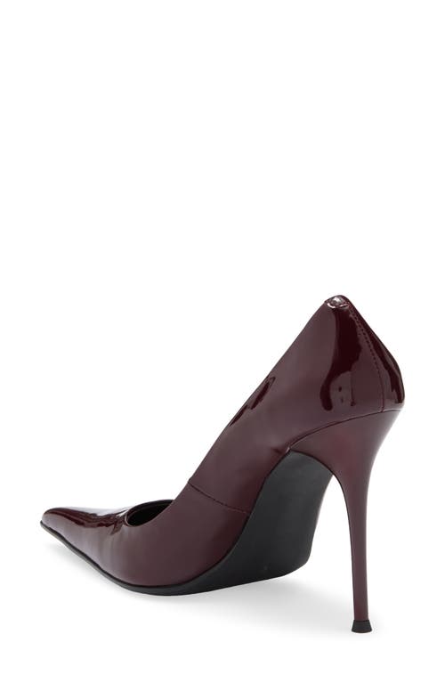 Jeffrey Campbell Pointed Toe Pump In Wine Patent